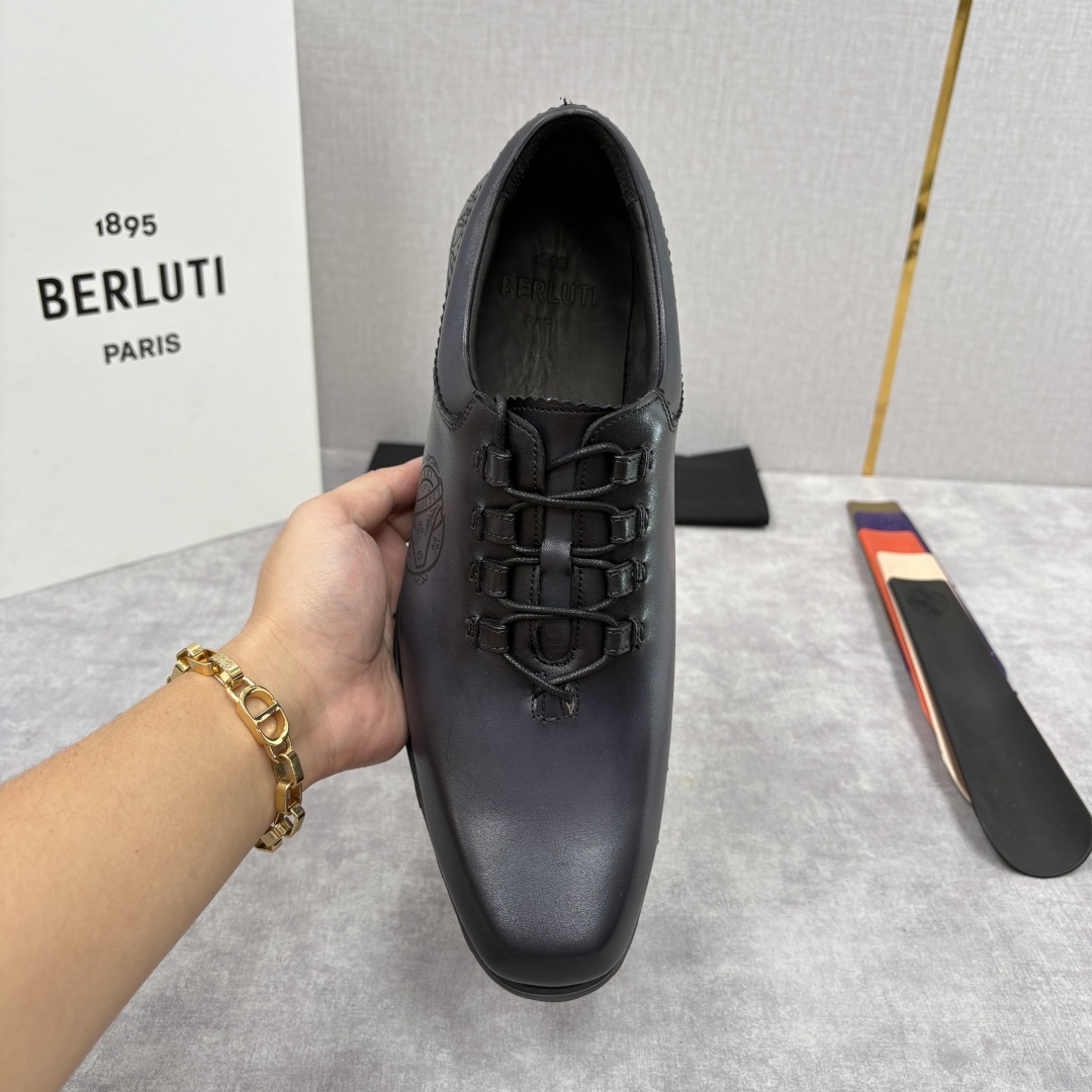 💋💍BERLUT* 布鲁提 special order 专柜定制款牛津鞋 男士正装鞋皮鞋👞 「世界最贵手