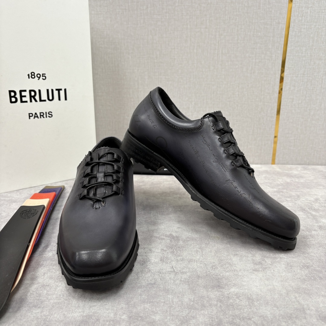 💋💍BERLUT* 布鲁提 special order 专柜定制款牛津鞋 男士正装鞋皮鞋👞 「世界最贵手