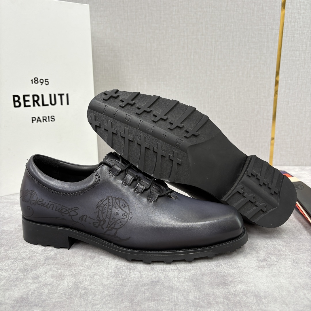 💋💍BERLUT* 布鲁提 special order 专柜定制款牛津鞋 男士正装鞋皮鞋👞 「世界最贵手