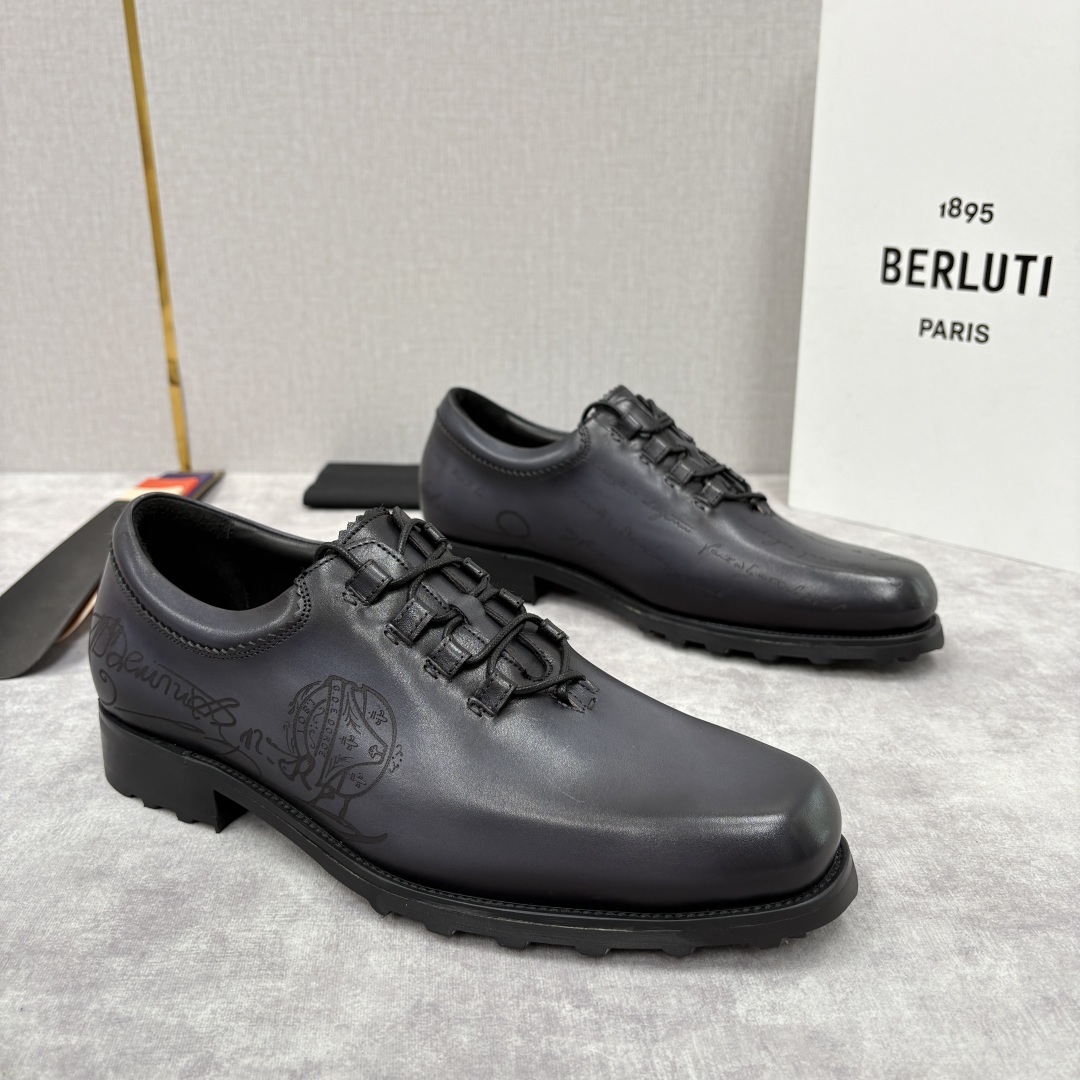 💋💍BERLUT* 布鲁提 special order 专柜定制款牛津鞋 男士正装鞋皮鞋👞 「世界最贵手