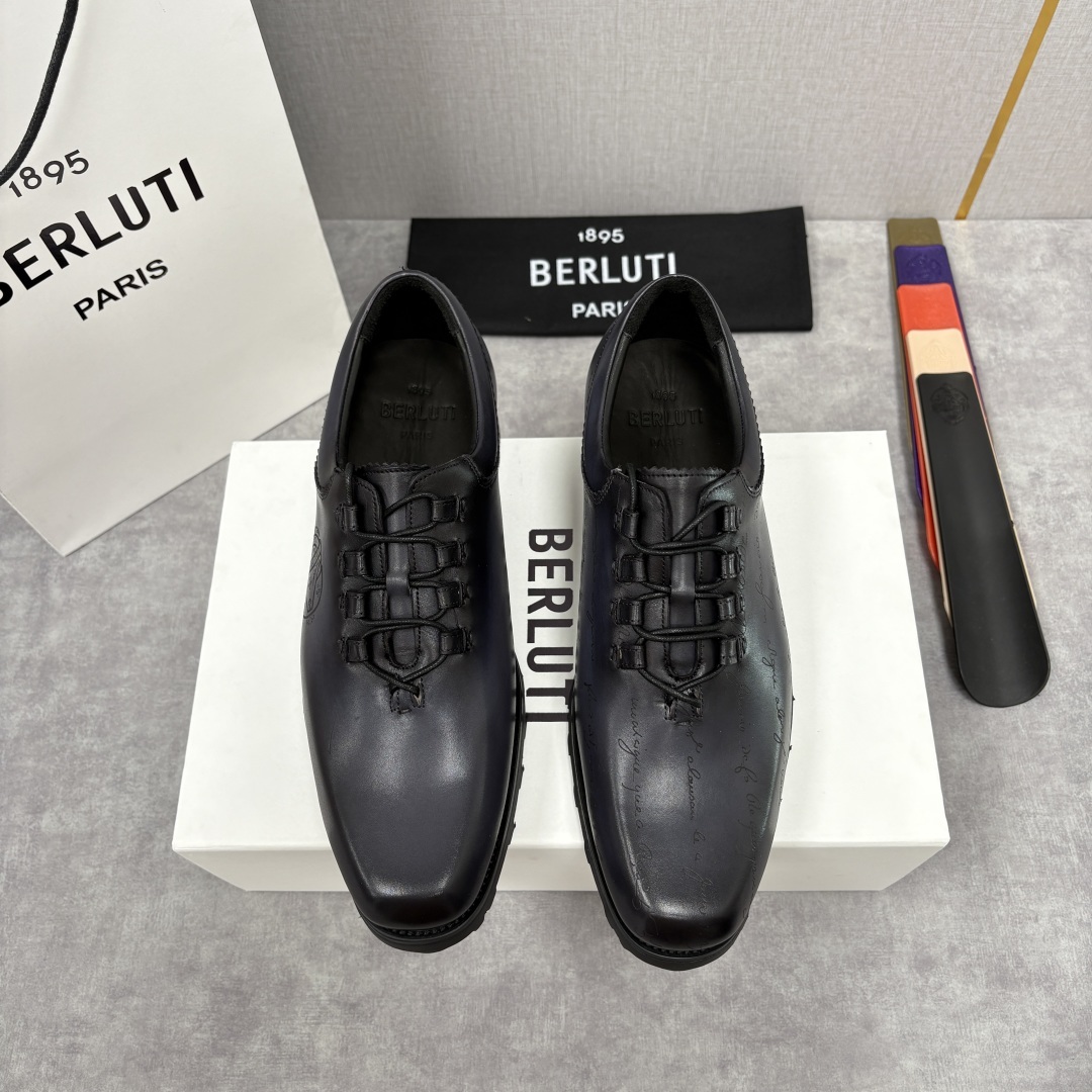 💋💍BERLUT* 布鲁提 special order 专柜定制款牛津鞋 男士正装鞋皮鞋👞 「世界最贵手