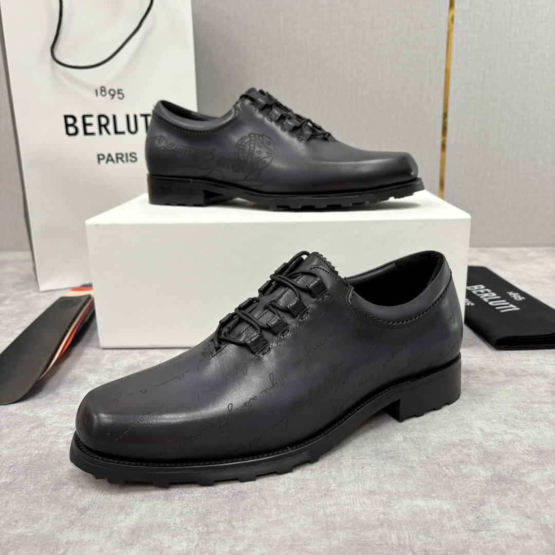 💋💍BERLUT* 布鲁提 special order 专柜定制款牛津鞋 男士正装鞋皮鞋👞 「世界最贵手