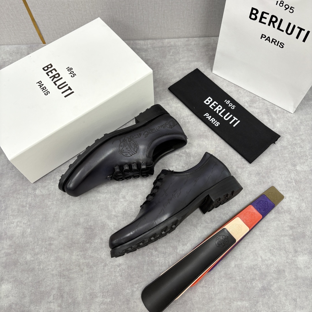 💋💍BERLUT* 布鲁提 special order 专柜定制款牛津鞋 男士正装鞋皮鞋👞 「世界最贵手