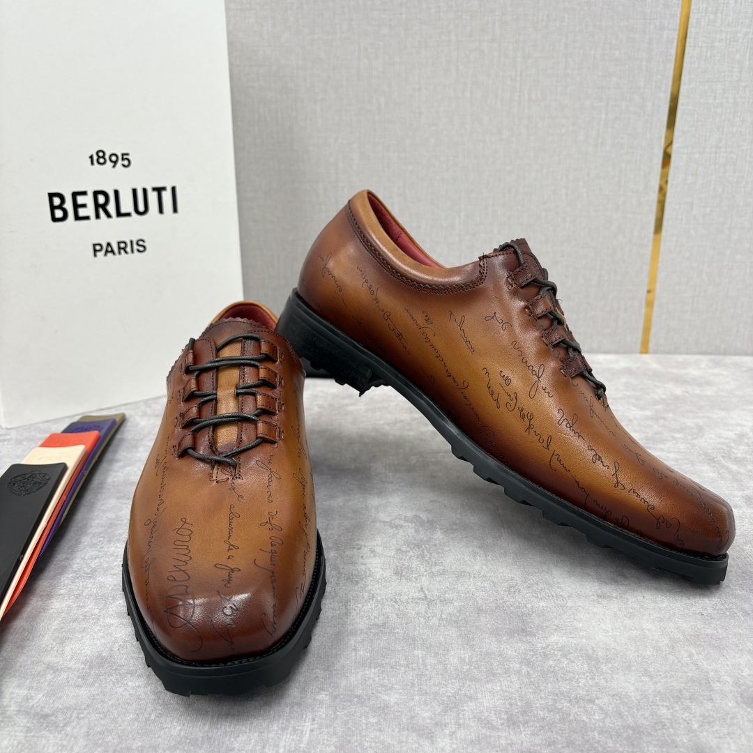 💋💍BERLUT* 布鲁提 special order 专柜定制款牛津鞋 男士正装鞋皮鞋👞 「世界最贵手