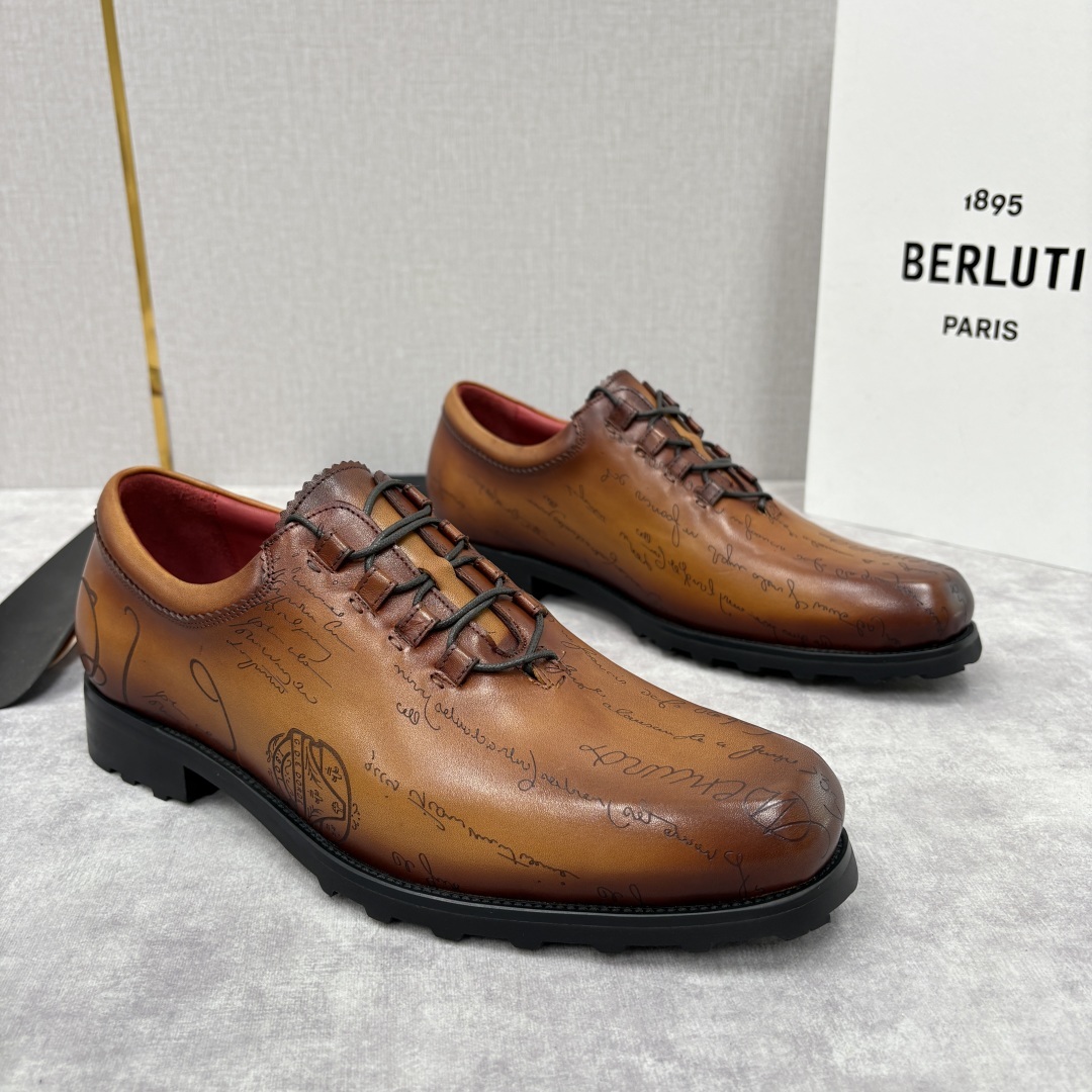 💋💍BERLUT* 布鲁提 special order 专柜定制款牛津鞋 男士正装鞋皮鞋👞 「世界最贵手