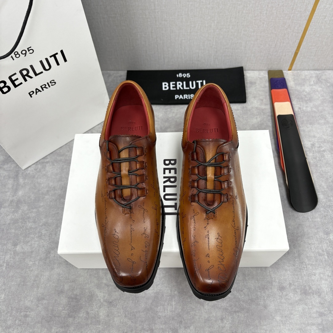 💋💍BERLUT* 布鲁提 special order 专柜定制款牛津鞋 男士正装鞋皮鞋👞 「世界最贵手