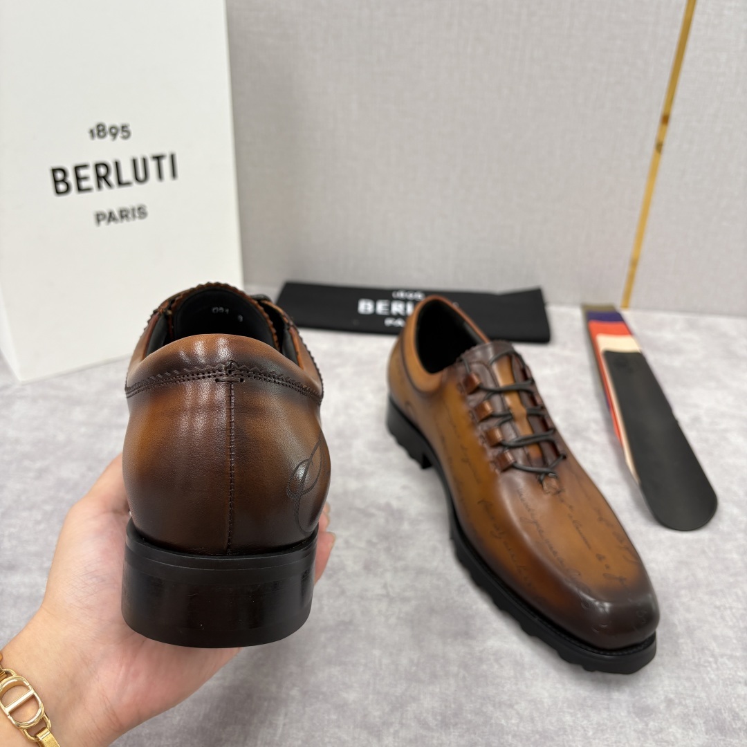 💋💍BERLUT* 布鲁提 special order 专柜定制款牛津鞋 男士正装鞋皮鞋👞 「世界最贵手