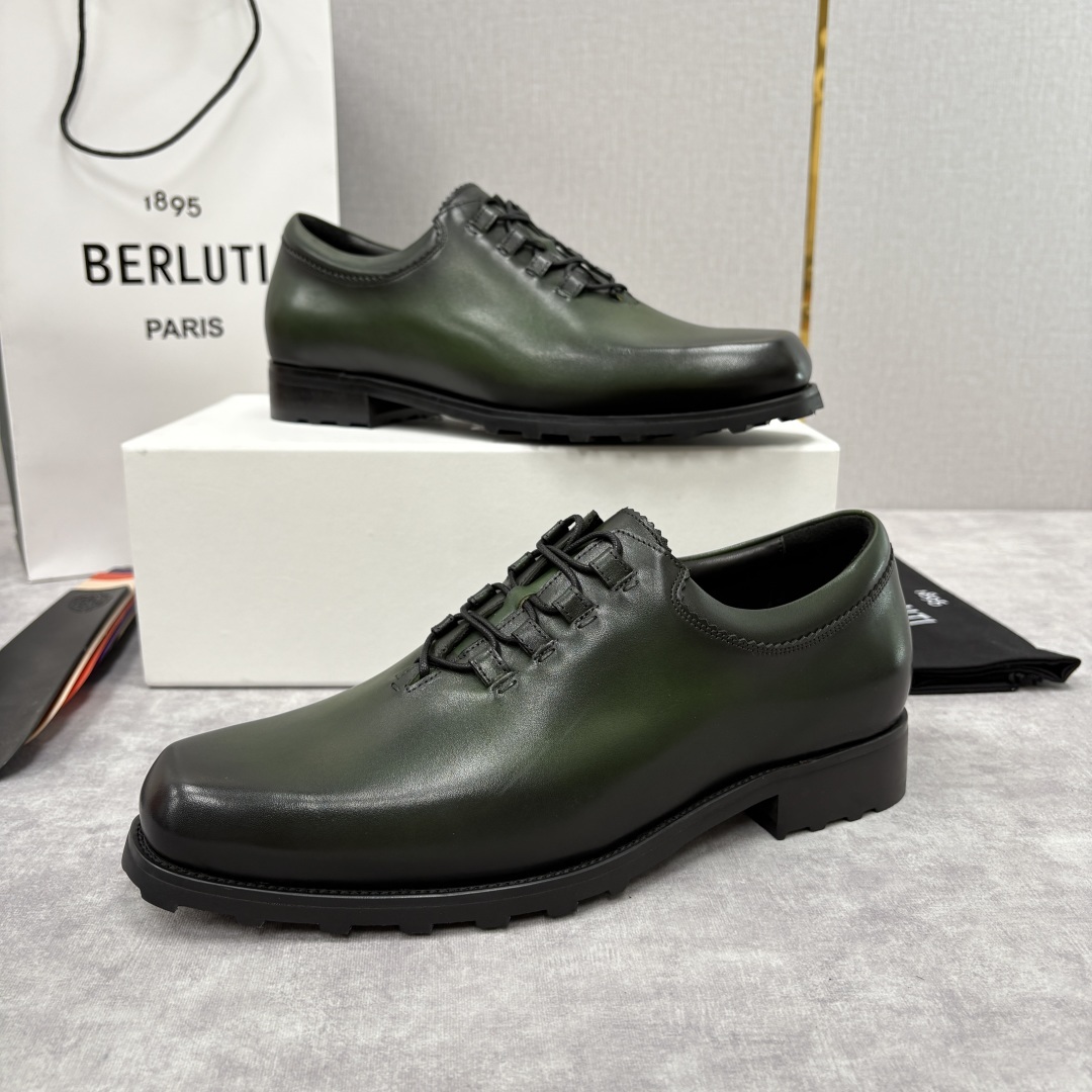 💋💍BERLUT* 布鲁提 special order 专柜定制款牛津鞋 男士正装鞋皮鞋👞 「世界最贵手