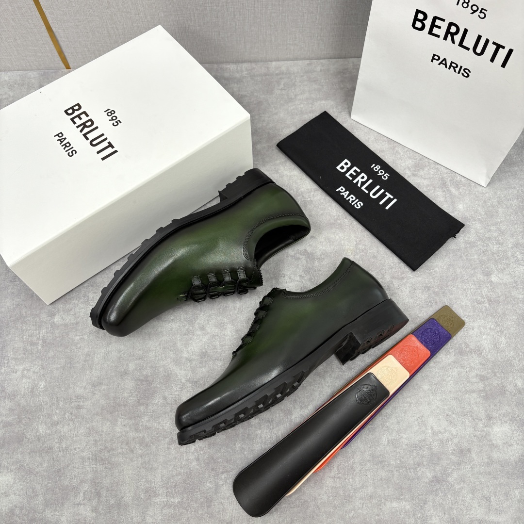 💋💍BERLUT* 布鲁提 special order 专柜定制款牛津鞋 男士正装鞋皮鞋👞 「世界最贵手