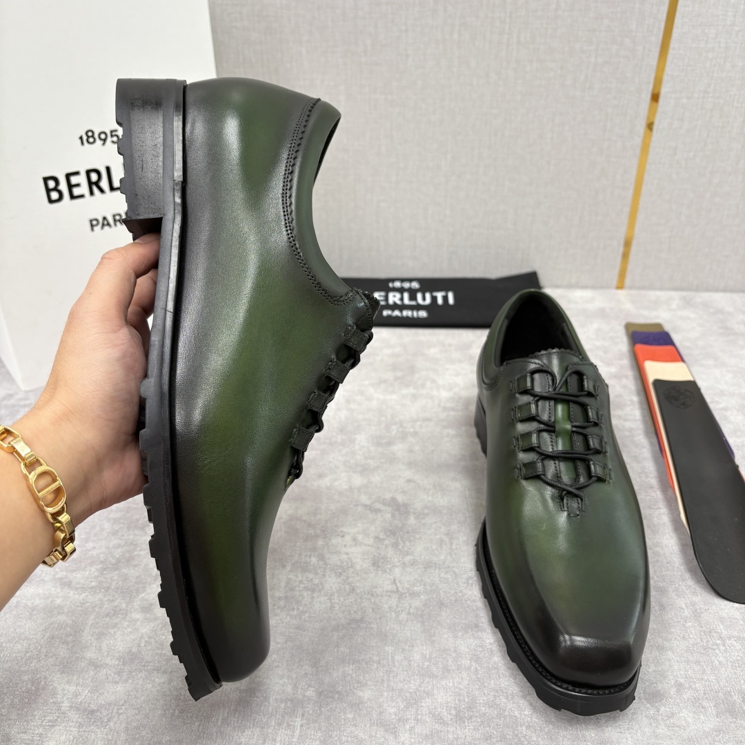 💋💍BERLUT* 布鲁提 special order 专柜定制款牛津鞋 男士正装鞋皮鞋👞 「世界最贵手