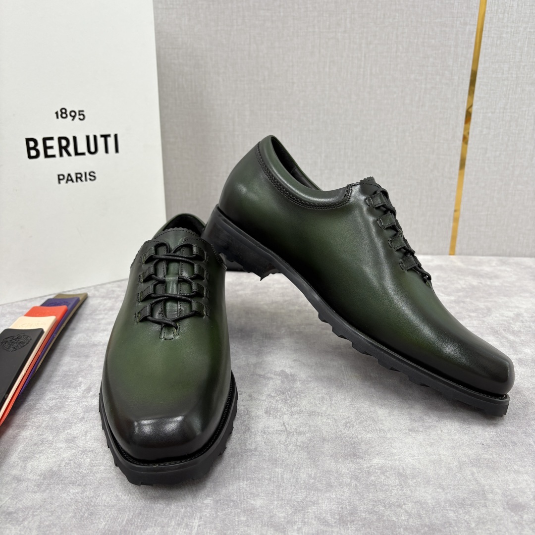 💋💍BERLUT* 布鲁提 special order 专柜定制款牛津鞋 男士正装鞋皮鞋👞 「世界最贵手