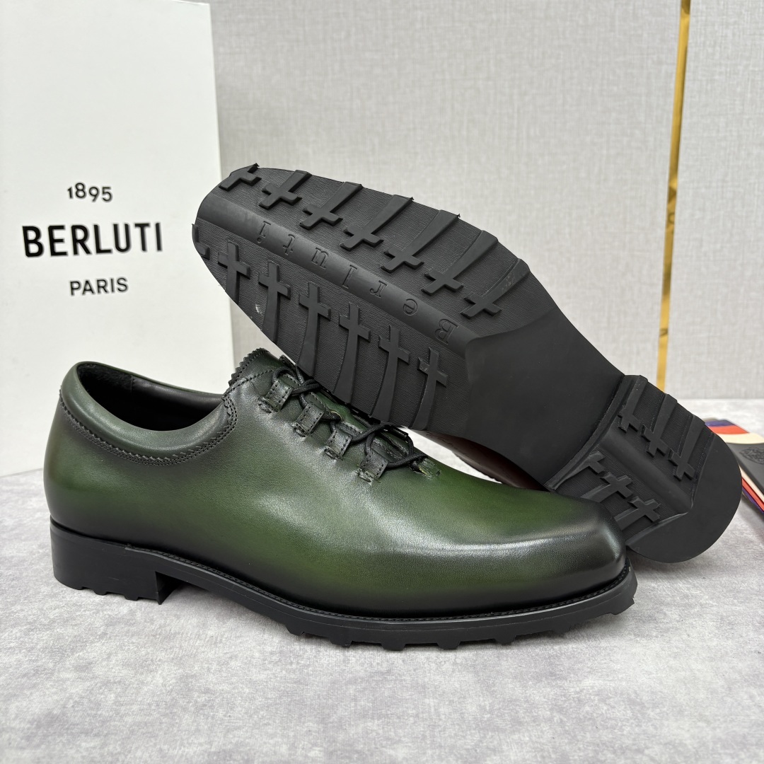 💋💍BERLUT* 布鲁提 special order 专柜定制款牛津鞋 男士正装鞋皮鞋👞 「世界最贵手