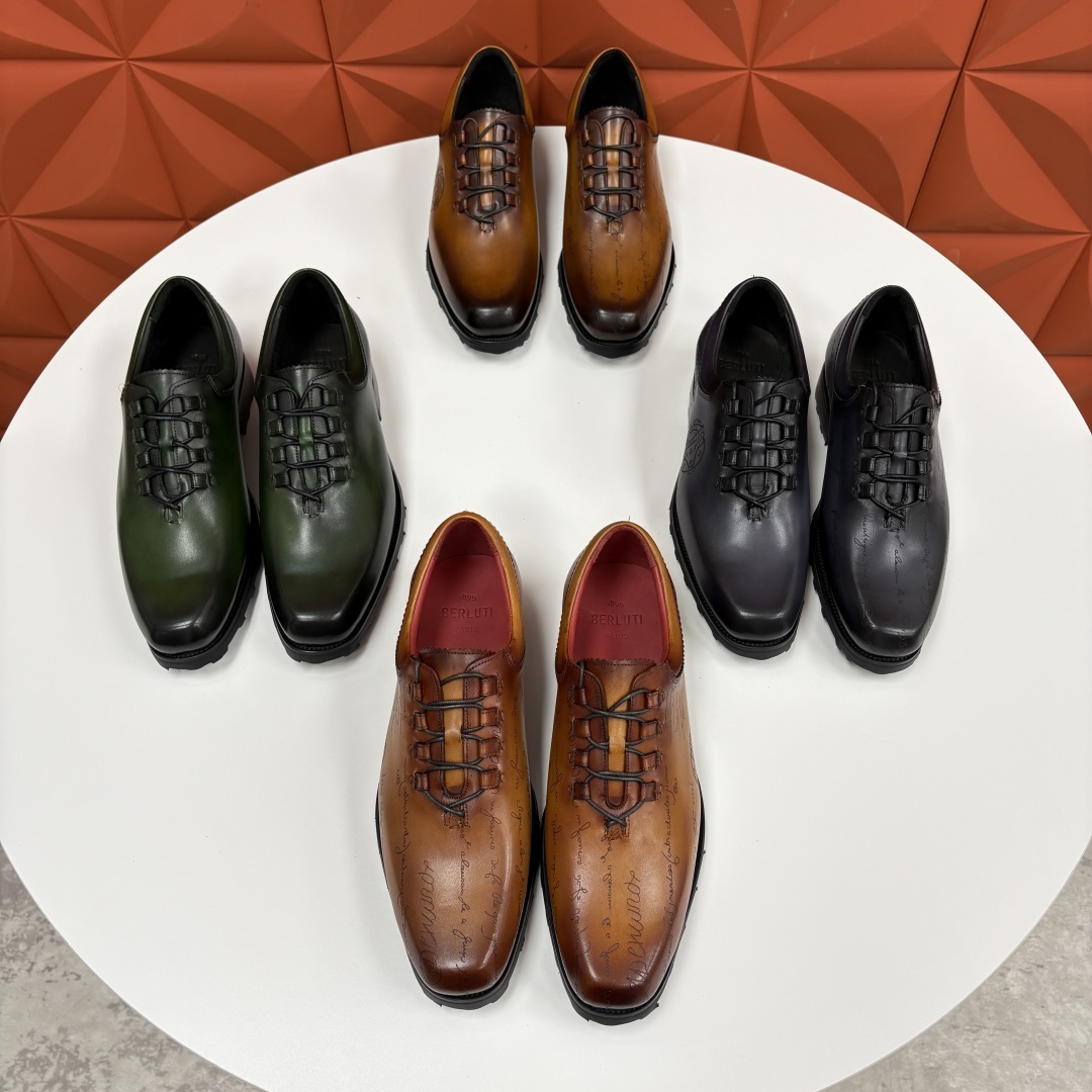 💋💍BERLUT* 布鲁提 special order 专柜定制款牛津鞋 男士正装鞋皮鞋👞 「世界最贵手