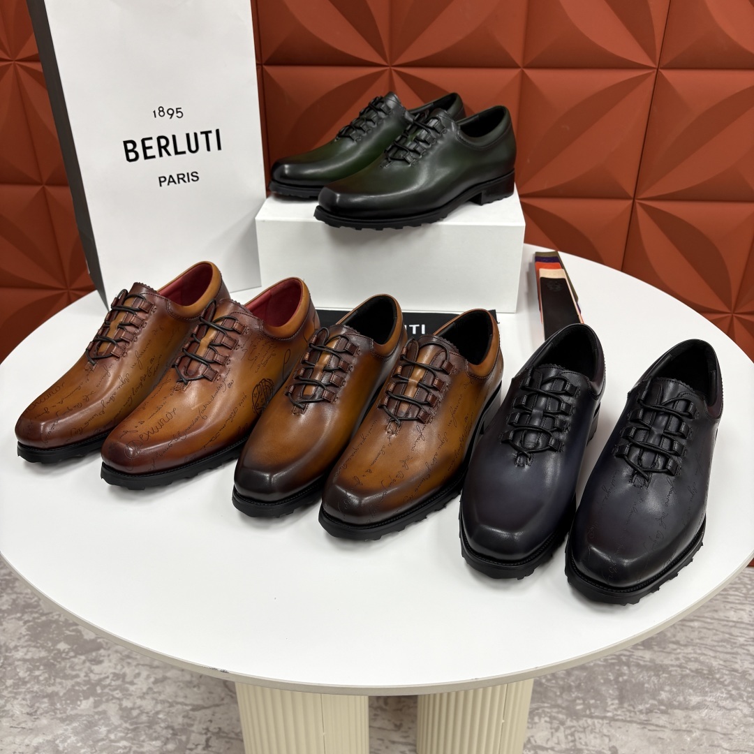 💋💍BERLUT* 布鲁提 special order 专柜定制款牛津鞋 男士正装鞋皮鞋👞 「世界最贵手