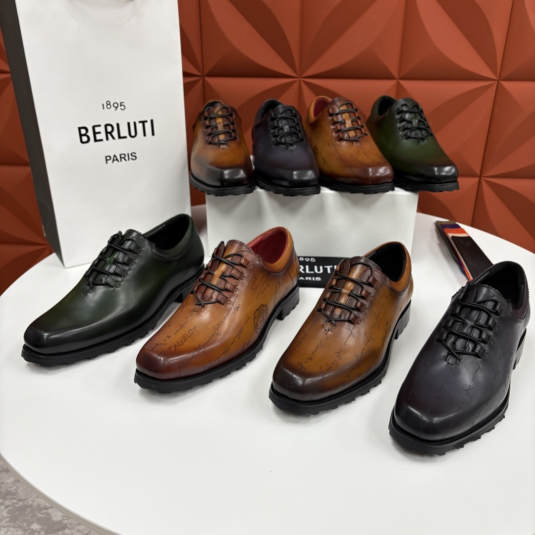 💋💍BERLUT* 布鲁提 special order 专柜定制款牛津鞋 男士正装鞋皮鞋👞 「世界最贵手