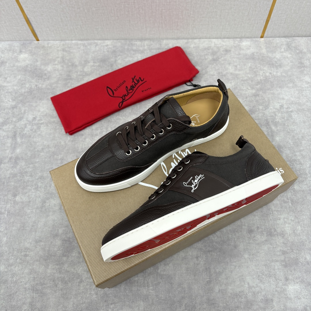 💋💍CL家官方同步新品 🆑Christia* Loubouti*（红底鞋） 男士运动鞋休闲鞋板鞋系列：奢