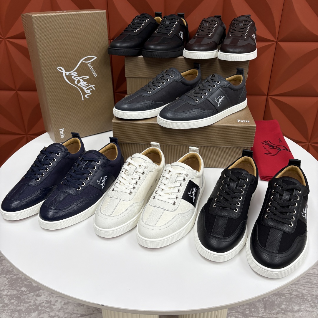 💋💍CL家官方同步新品 🆑Christia* Loubouti*（红底鞋） 男士运动鞋休闲鞋板鞋系列：奢