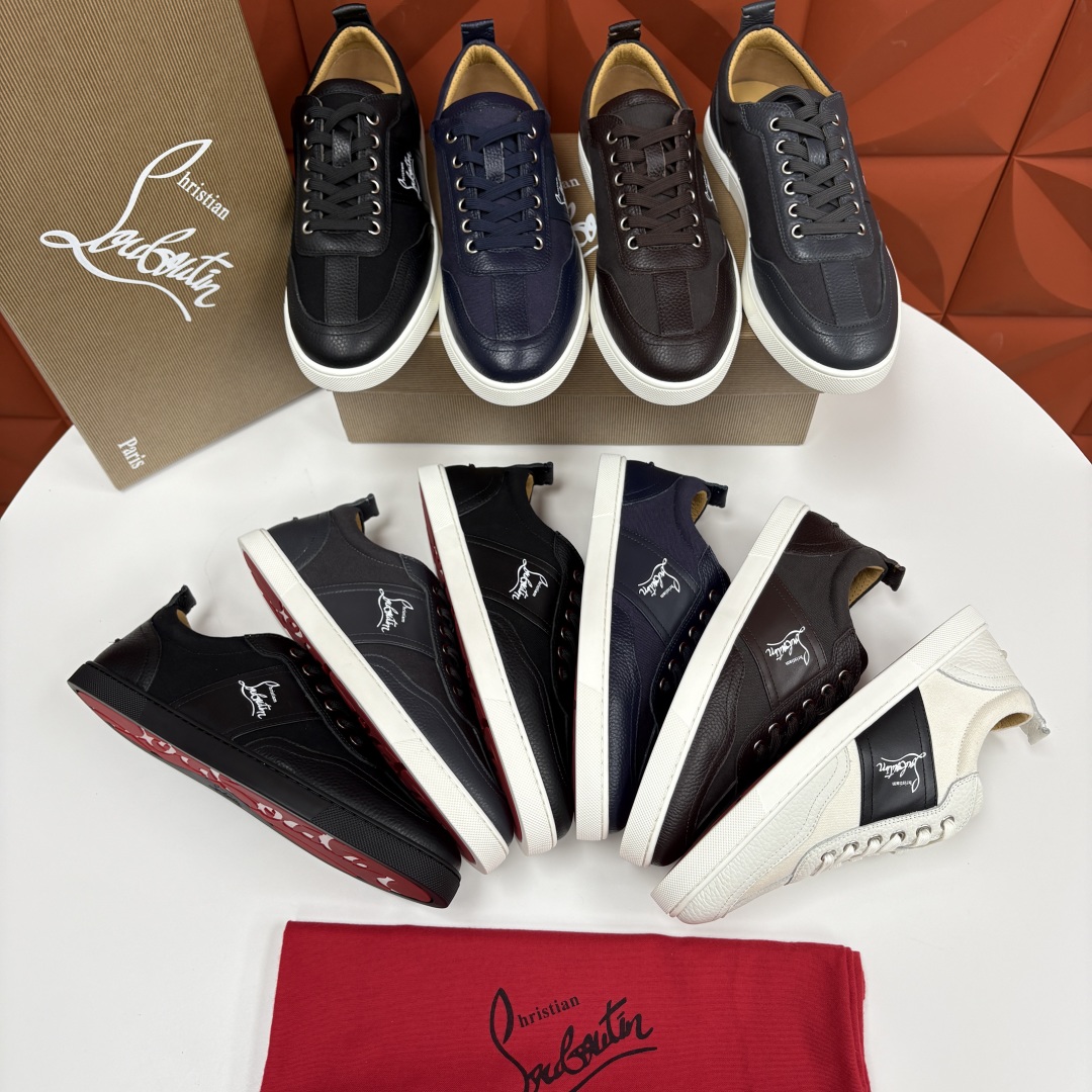 💋💍CL家官方同步新品 🆑Christia* Loubouti*（红底鞋） 男士运动鞋休闲鞋板鞋系列：奢
