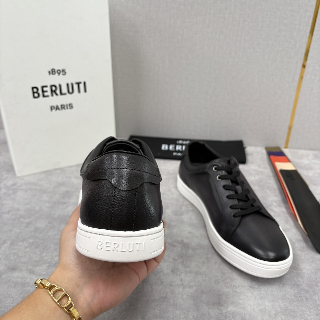 💋 💍 Berlut* 布鲁提 Playtime Venezia Softy 柔软小牛皮低帮运动鞋 官方