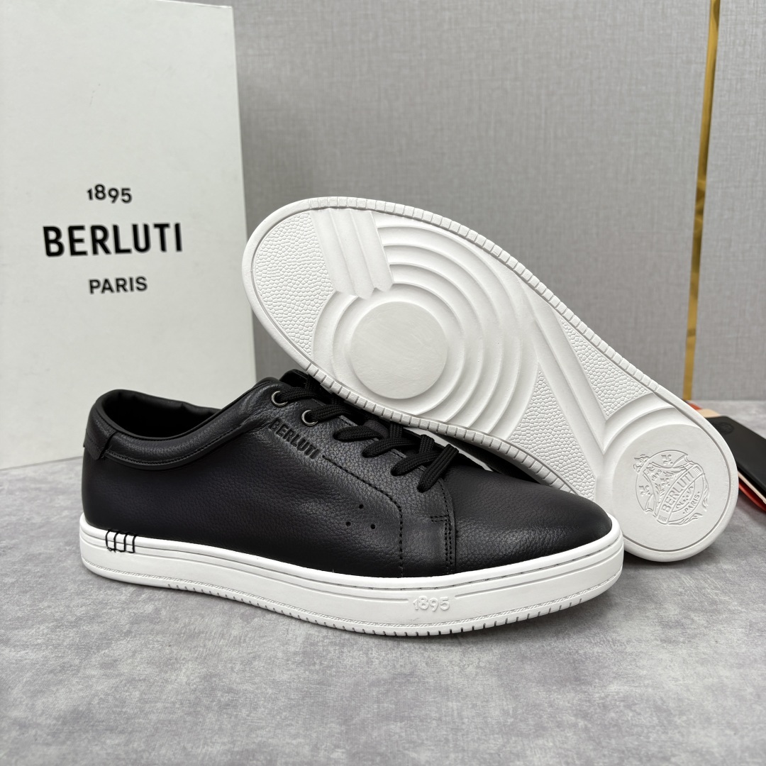 💋 💍 Berlut* 布鲁提 Playtime Venezia Softy 柔软小牛皮低帮运动鞋 官方