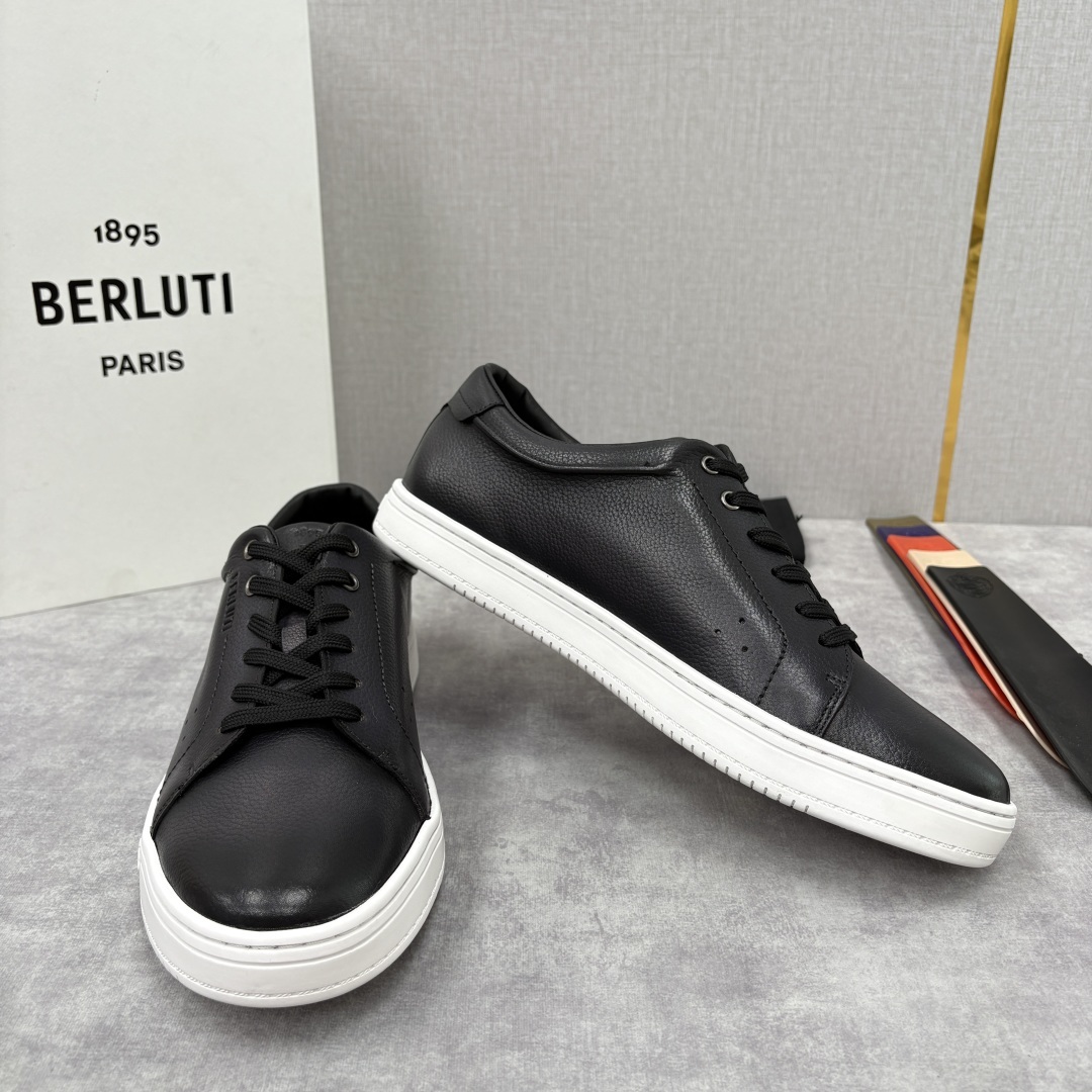 💋 💍 Berlut* 布鲁提 Playtime Venezia Softy 柔软小牛皮低帮运动鞋 官方