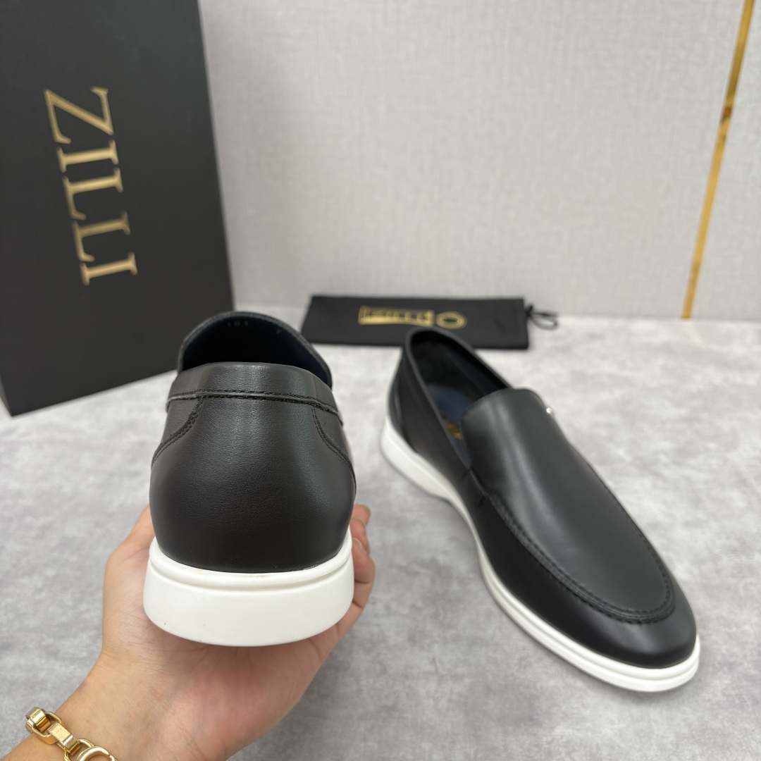 💋💍ZL家新品 Zill* 兹-利 是1970创立的法国奢侈男装品牌 男士新款休闲乐福鞋系列 采用进口小
