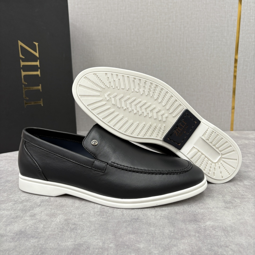 💋💍ZL家新品 Zill* 兹-利 是1970创立的法国奢侈男装品牌 男士新款休闲乐福鞋系列 采用进口小