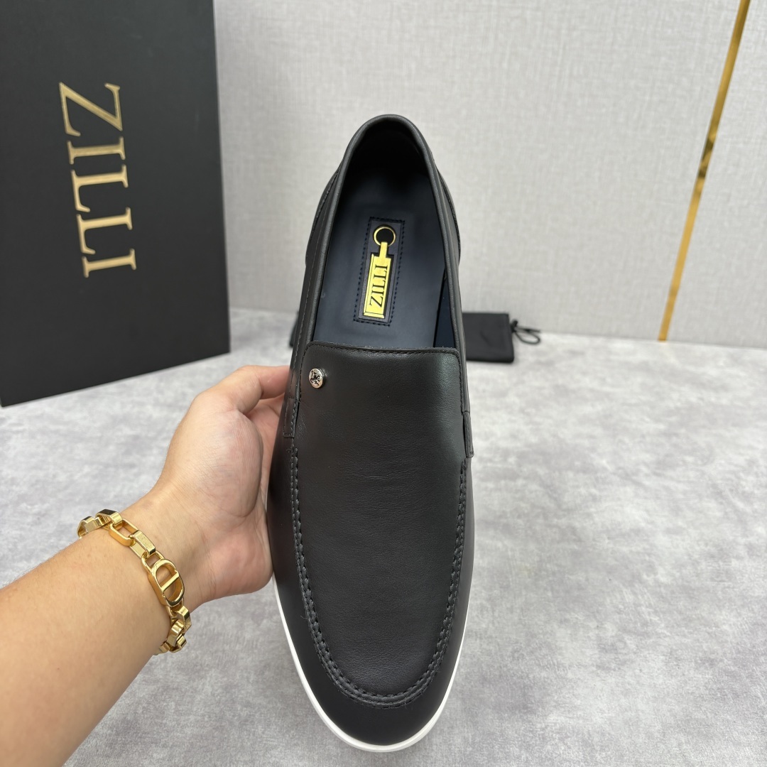 💋💍ZL家新品 Zill* 兹-利 是1970创立的法国奢侈男装品牌 男士新款休闲乐福鞋系列 采用进口小