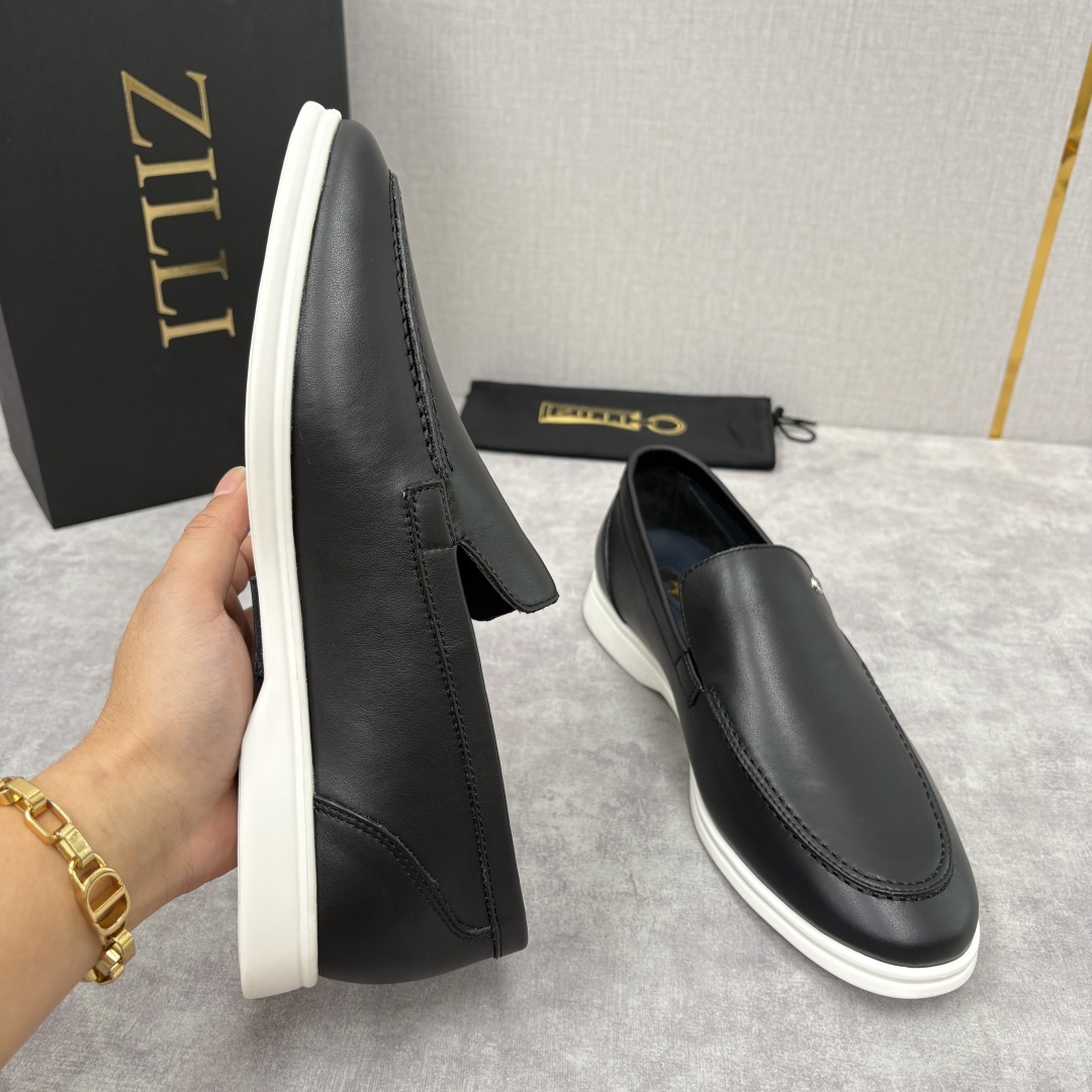 💋💍ZL家新品 Zill* 兹-利 是1970创立的法国奢侈男装品牌 男士新款休闲乐福鞋系列 采用进口小