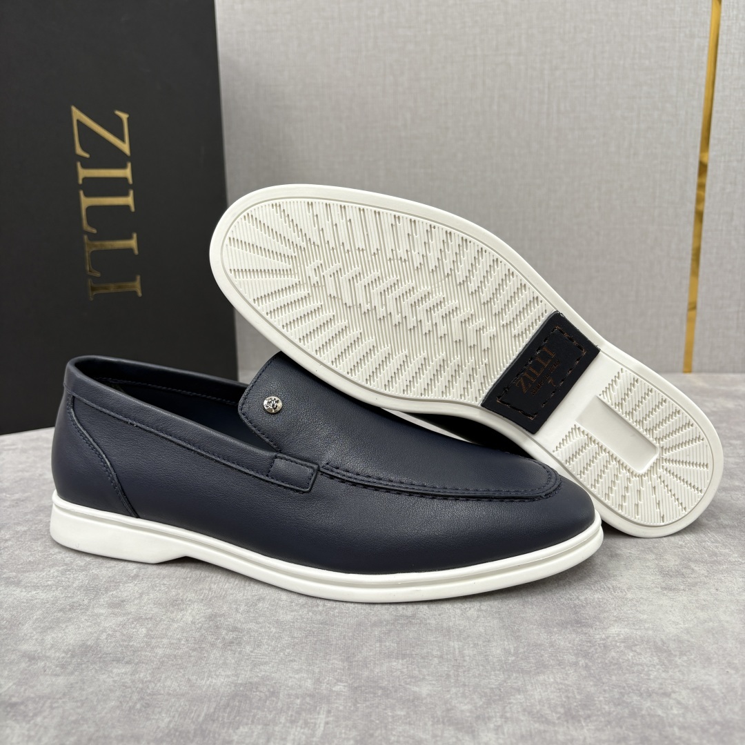 💋💍ZL家新品 Zill* 兹-利 是1970创立的法国奢侈男装品牌 男士新款休闲乐福鞋系列 采用进口小