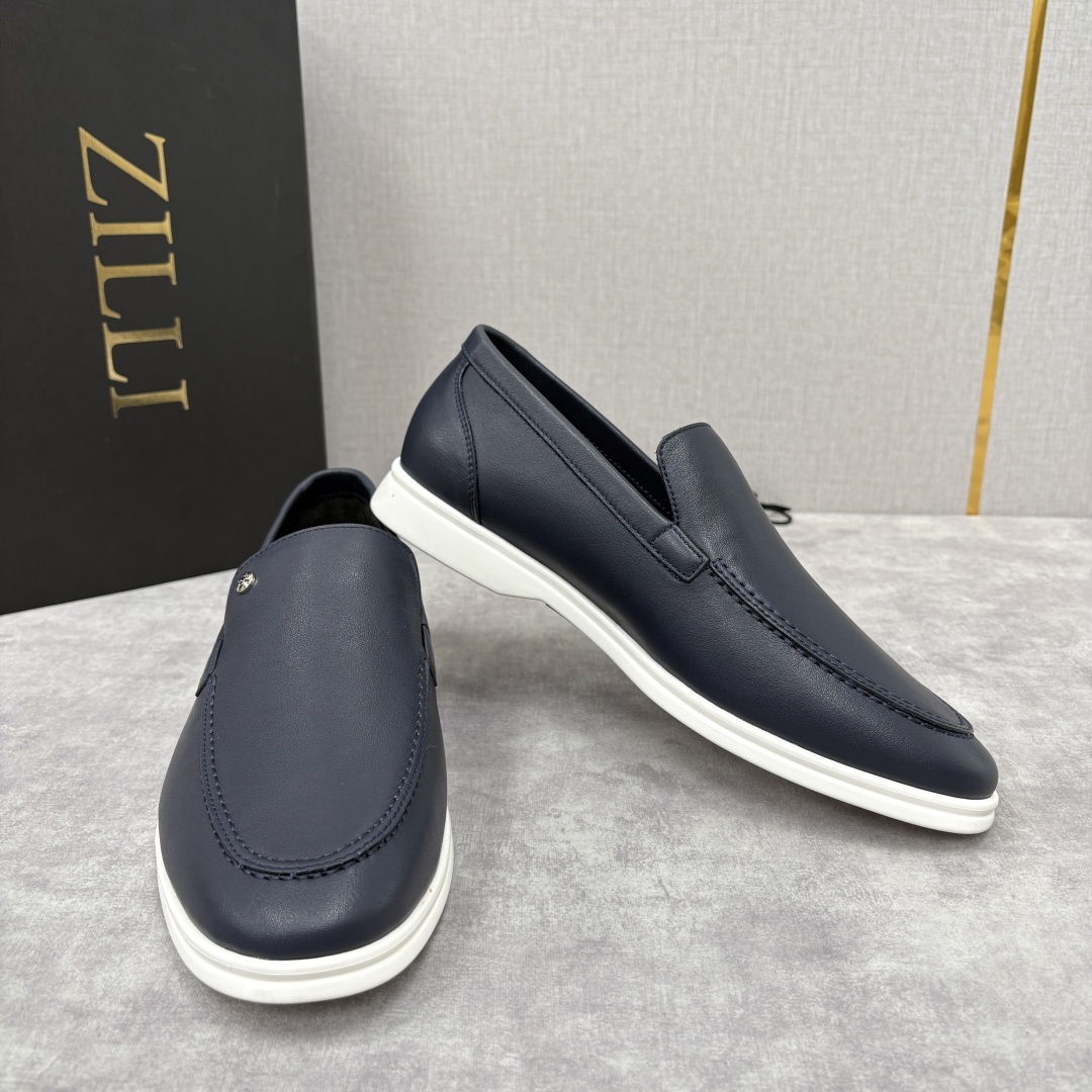 💋💍ZL家新品 Zill* 兹-利 是1970创立的法国奢侈男装品牌 男士新款休闲乐福鞋系列 采用进口小