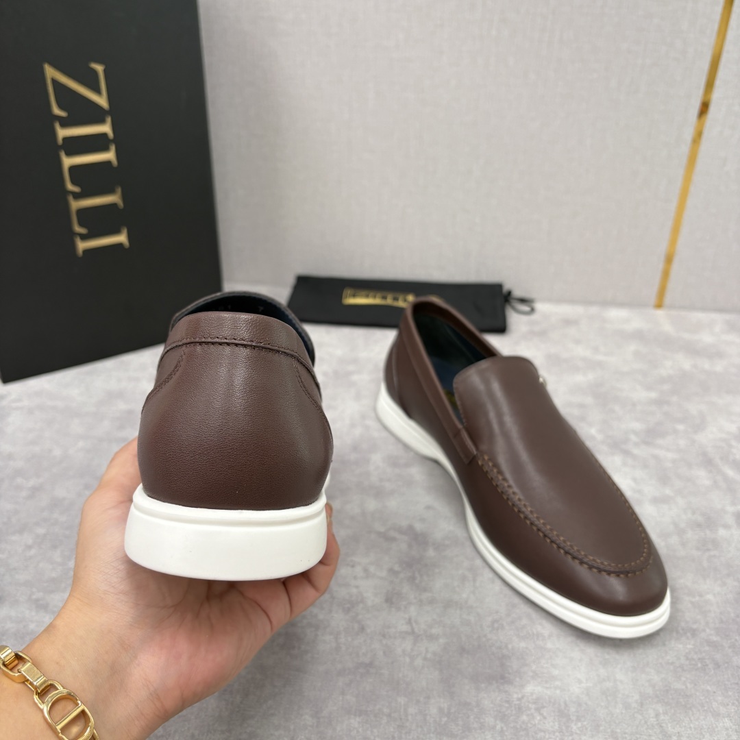 💋💍ZL家新品 Zill* 兹-利 是1970创立的法国奢侈男装品牌 男士新款休闲乐福鞋系列 采用进口小