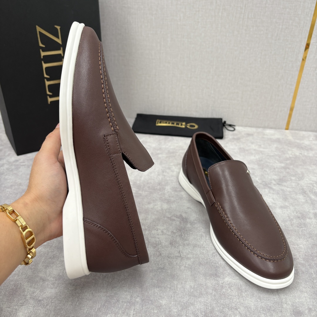 💋💍ZL家新品 Zill* 兹-利 是1970创立的法国奢侈男装品牌 男士新款休闲乐福鞋系列 采用进口小