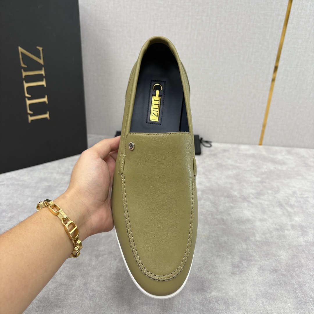 💋💍ZL家新品 Zill* 兹-利 是1970创立的法国奢侈男装品牌 男士新款休闲乐福鞋系列 采用进口小