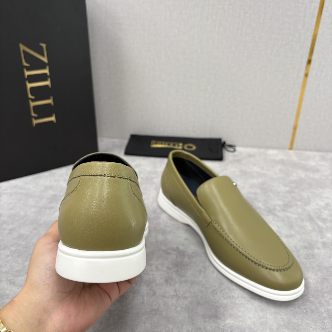 💋💍ZL家新品 Zill* 兹-利 是1970创立的法国奢侈男装品牌 男士新款休闲乐福鞋系列 采用进口小