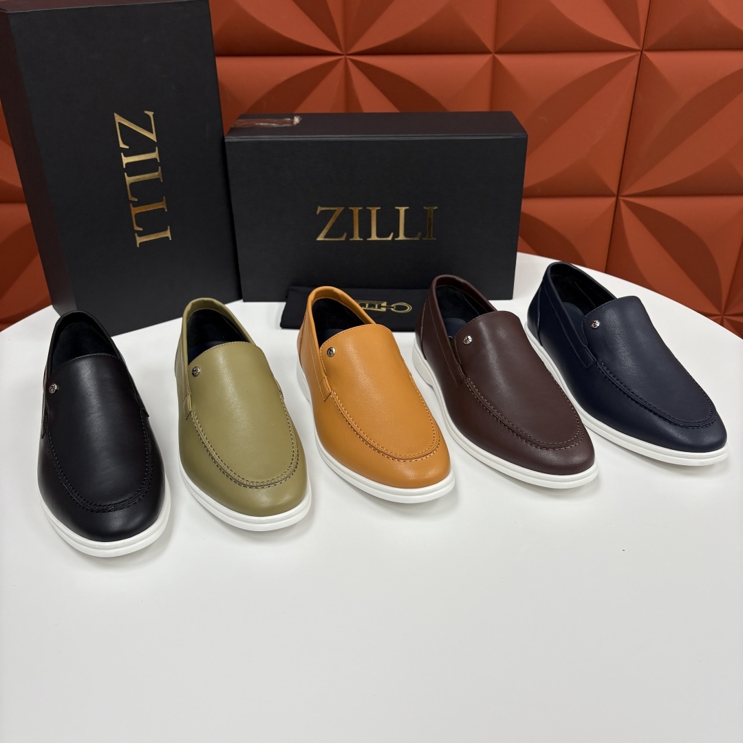 💋💍ZL家新品 Zill* 兹-利 是1970创立的法国奢侈男装品牌 男士新款休闲乐福鞋系列 采用进口小