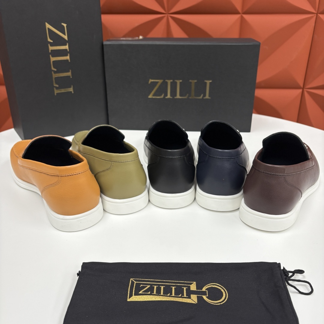 💋💍ZL家新品 Zill* 兹-利 是1970创立的法国奢侈男装品牌 男士新款休闲乐福鞋系列 采用进口小