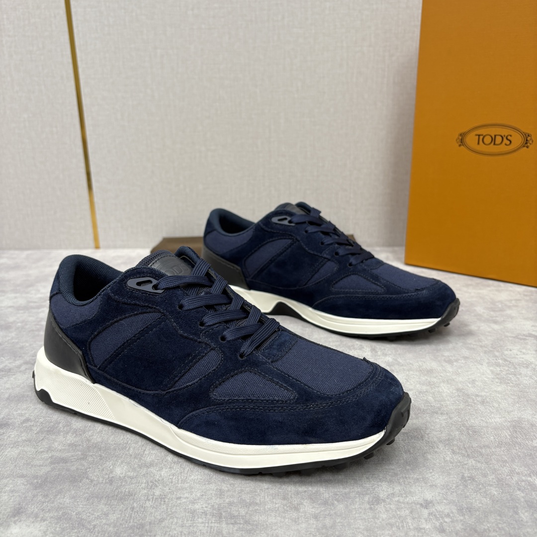 💋💍TOD*S 托德-斯 男士新品休闲运动鞋 官方 7,900 多种材质拼接撞色设计 本款运动休闲鞋糅合
