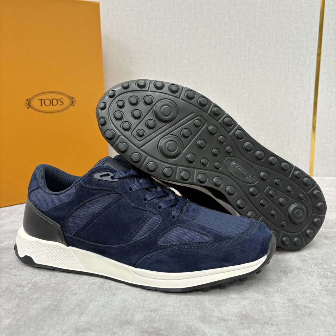 💋💍TOD*S 托德-斯 男士新品休闲运动鞋 官方 7,900 多种材质拼接撞色设计 本款运动休闲鞋糅合