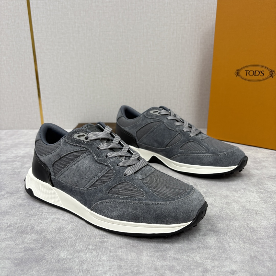 💋💍TOD*S 托德-斯 男士新品休闲运动鞋 官方 7,900 多种材质拼接撞色设计 本款运动休闲鞋糅合