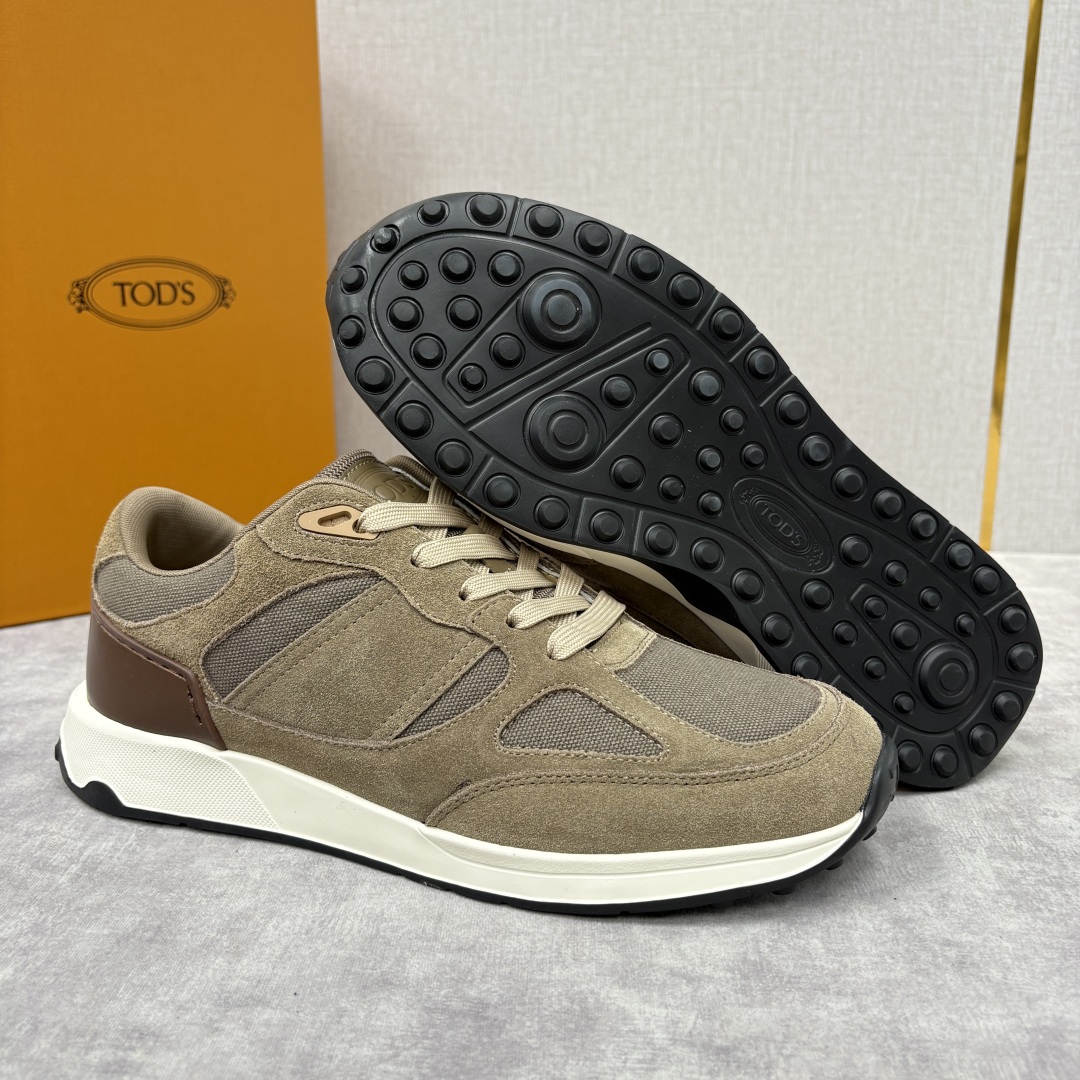 💋💍TOD*S 托德-斯 男士新品休闲运动鞋 官方 7,900 多种材质拼接撞色设计 本款运动休闲鞋糅合