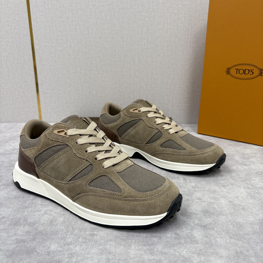 💋💍TOD*S 托德-斯 男士新品休闲运动鞋 官方 7,900 多种材质拼接撞色设计 本款运动休闲鞋糅合