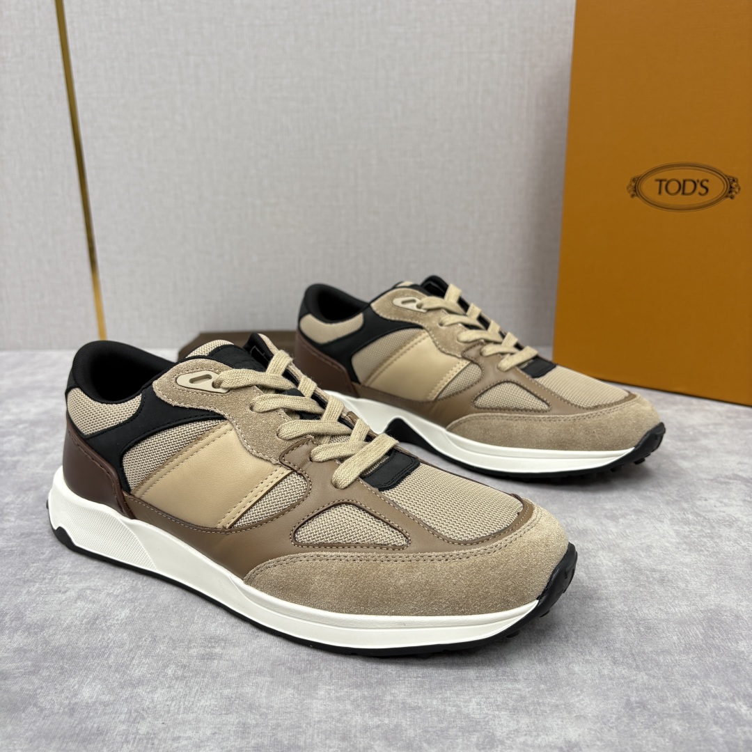 💋💍TOD*S 托德-斯 男士新品休闲运动鞋 官方 7,900 多种材质拼接撞色设计 本款运动休闲鞋糅合