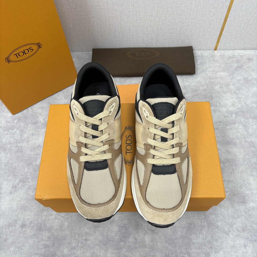 💋💍TOD*S 托德-斯 男士新品休闲运动鞋 官方 7,900 多种材质拼接撞色设计 本款运动休闲鞋糅合