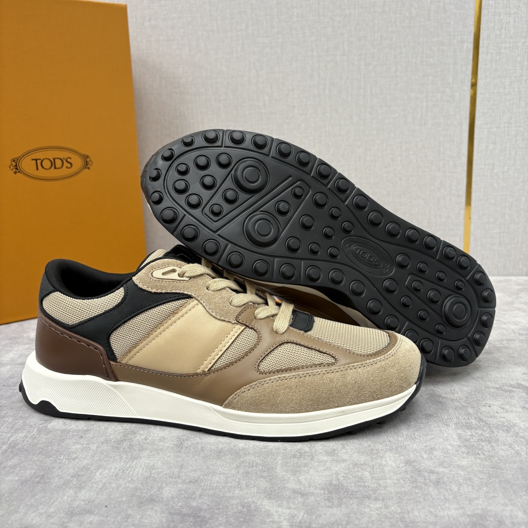 💋💍TOD*S 托德-斯 男士新品休闲运动鞋 官方 7,900 多种材质拼接撞色设计 本款运动休闲鞋糅合