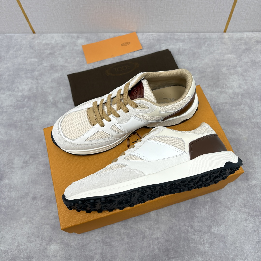 💋💍TOD*S 托德-斯 男士新品休闲运动鞋 官方 7,900 多种材质拼接撞色设计 本款运动休闲鞋糅合
