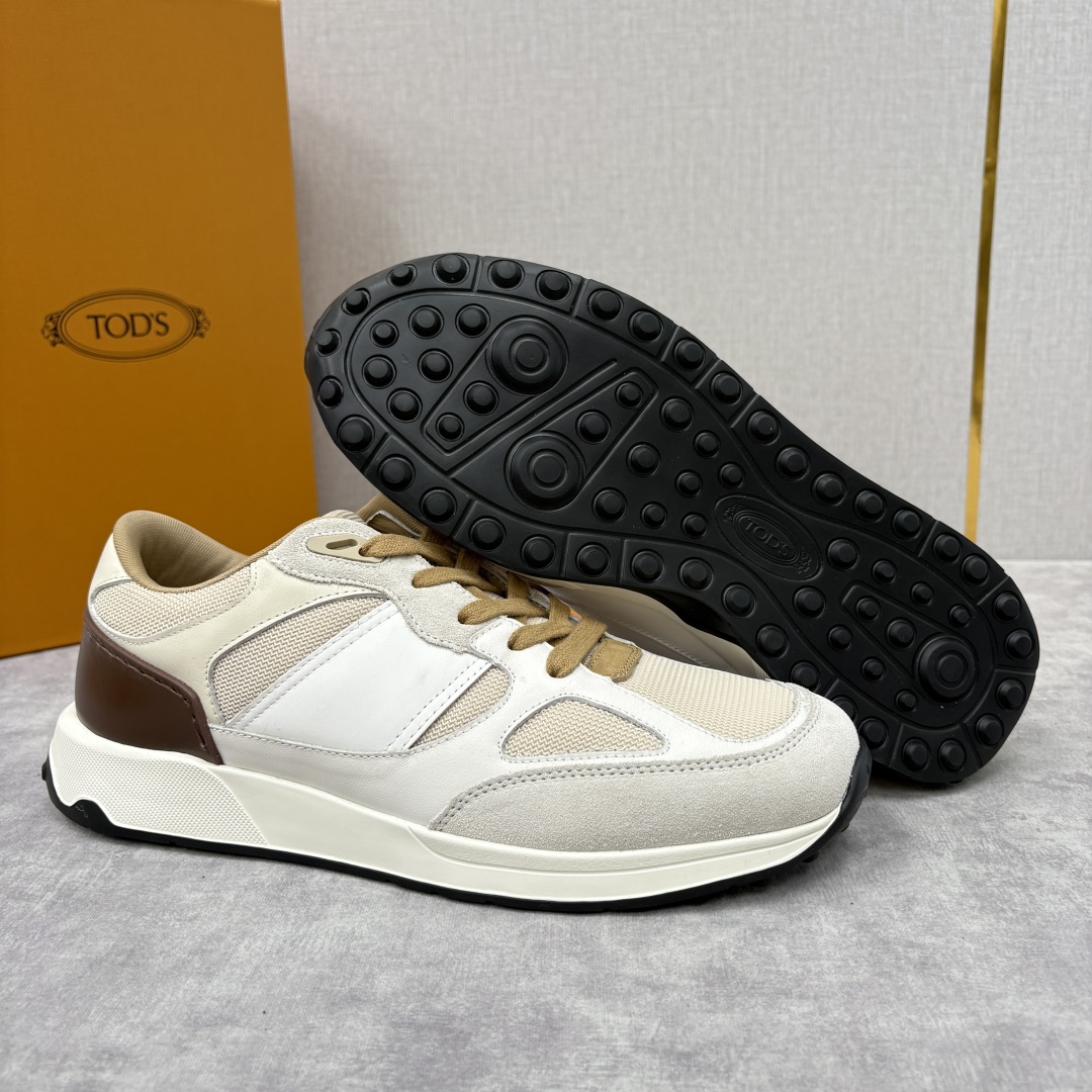 💋💍TOD*S 托德-斯 男士新品休闲运动鞋 官方 7,900 多种材质拼接撞色设计 本款运动休闲鞋糅合