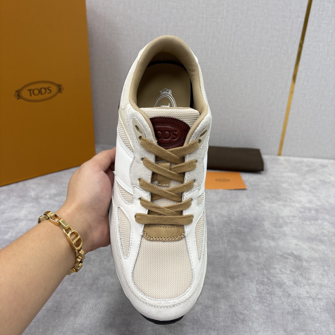 💋💍TOD*S 托德-斯 男士新品休闲运动鞋 官方 7,900 多种材质拼接撞色设计 本款运动休闲鞋糅合