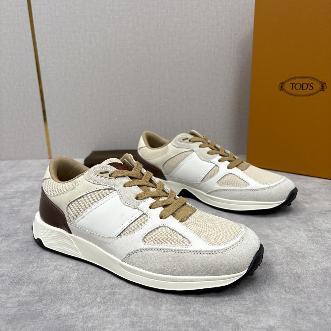 💋💍TOD*S 托德-斯 男士新品休闲运动鞋 官方 7,900 多种材质拼接撞色设计 本款运动休闲鞋糅合