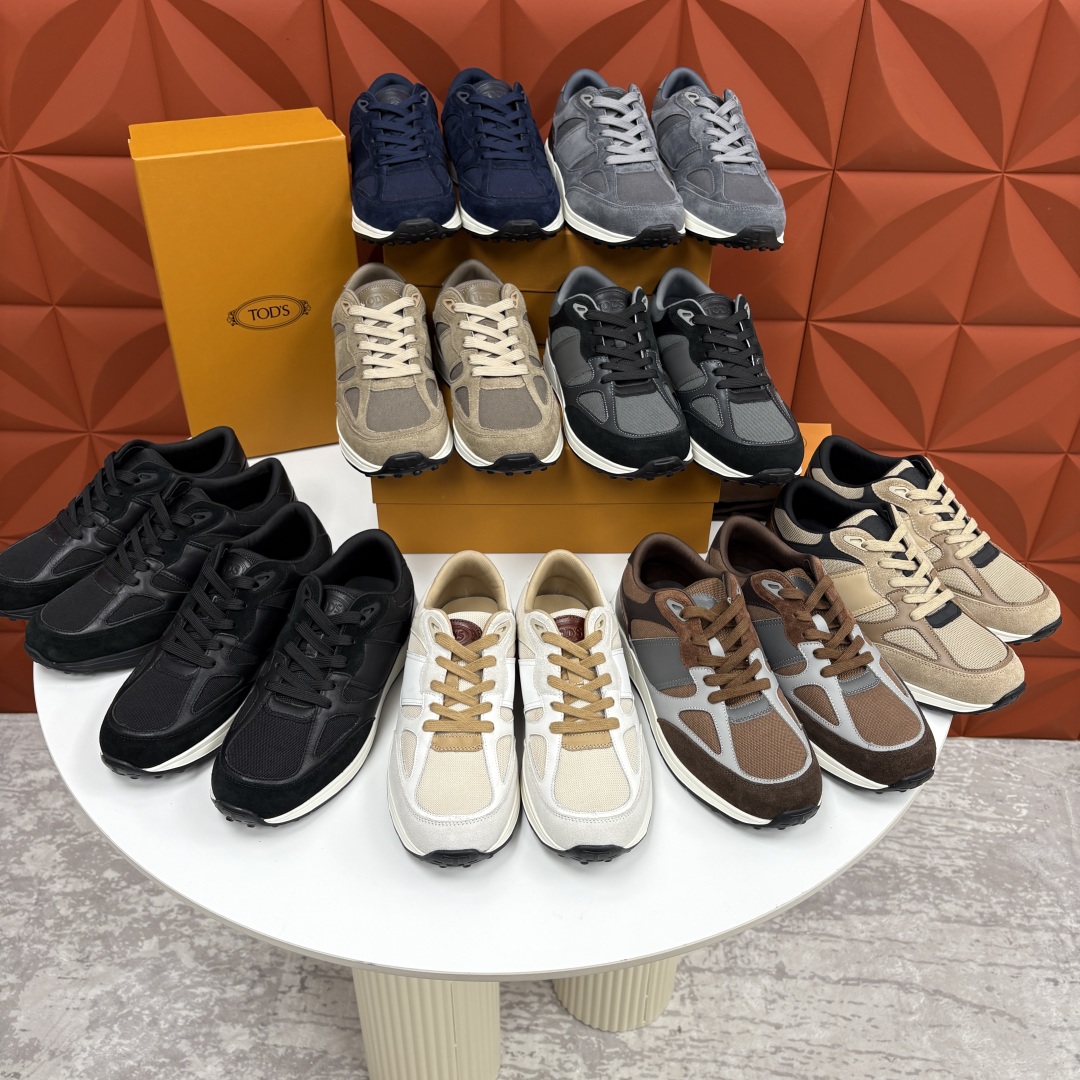 💋💍TOD*S 托德-斯 男士新品休闲运动鞋 官方 7,900 多种材质拼接撞色设计 本款运动休闲鞋糅合